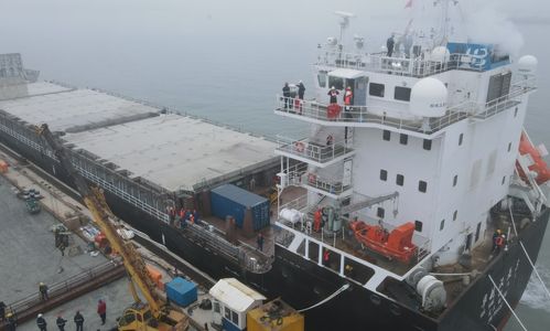 青船公司500teu級漢亞直達集裝箱船1 船 華航漢亞5 試航